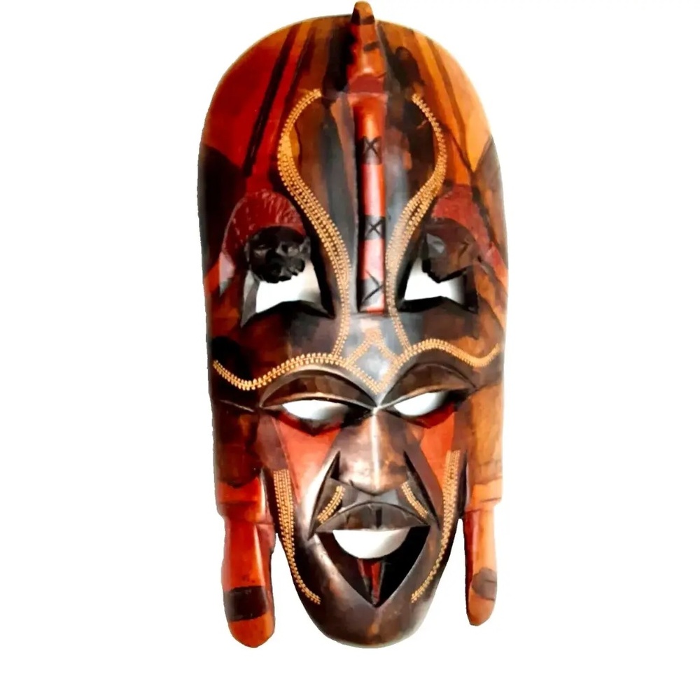 African Decorative Mask with minor Defect